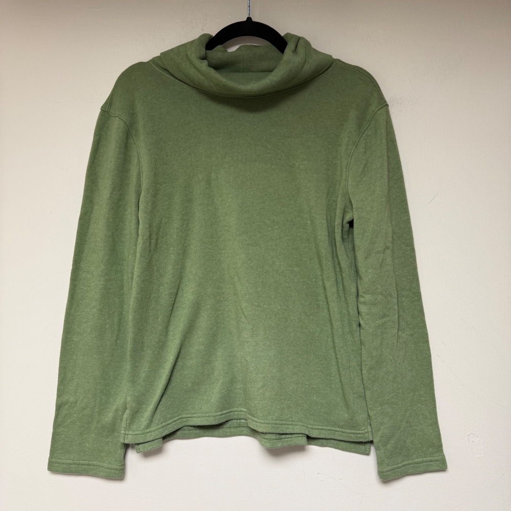 J.‎ Crew Soft Green Cowl Neck Long Sleeve Pullover Top Size S